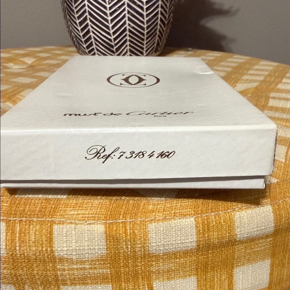 Cartier Burgundy Leather Wallet with Gold Details - Picture 16 of 16